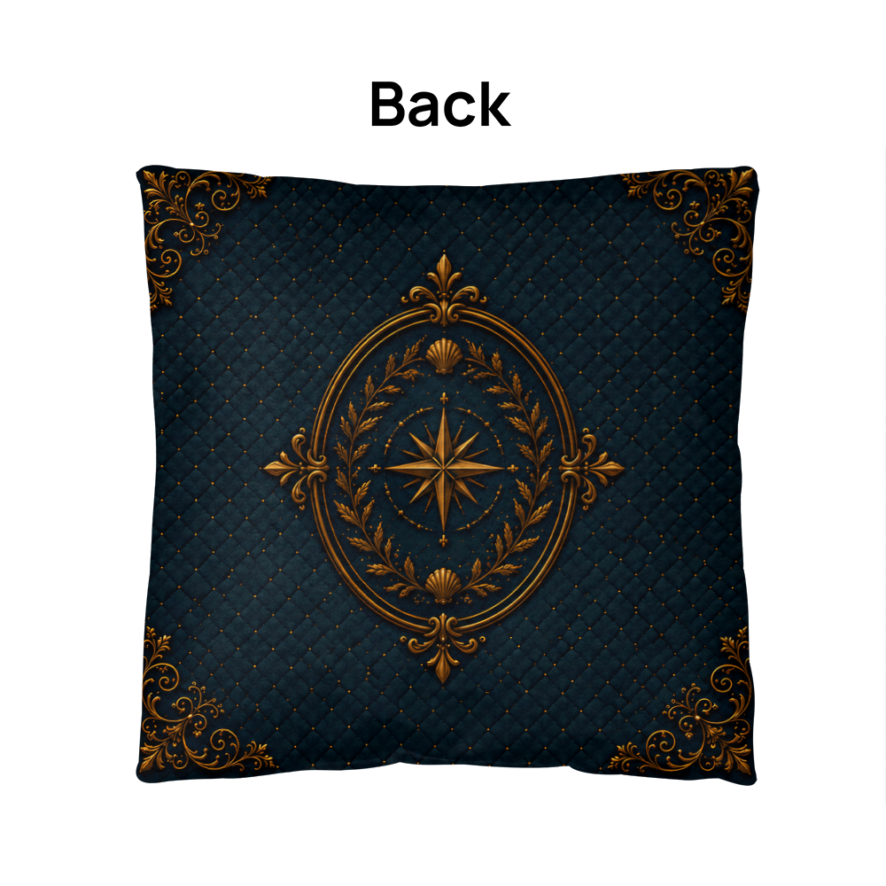 Royal Tern Coastal Pillow, Nautical Throw Pillow, Navy Coastal Cushion, Beach House & Lake House Decor, Coastal Grandma Style