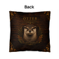 Otter Outdoor Pillow, Woodland Animal Decor, Polyester Patio Cushion, Rustic Cabin Accent, Nature Lover Gift