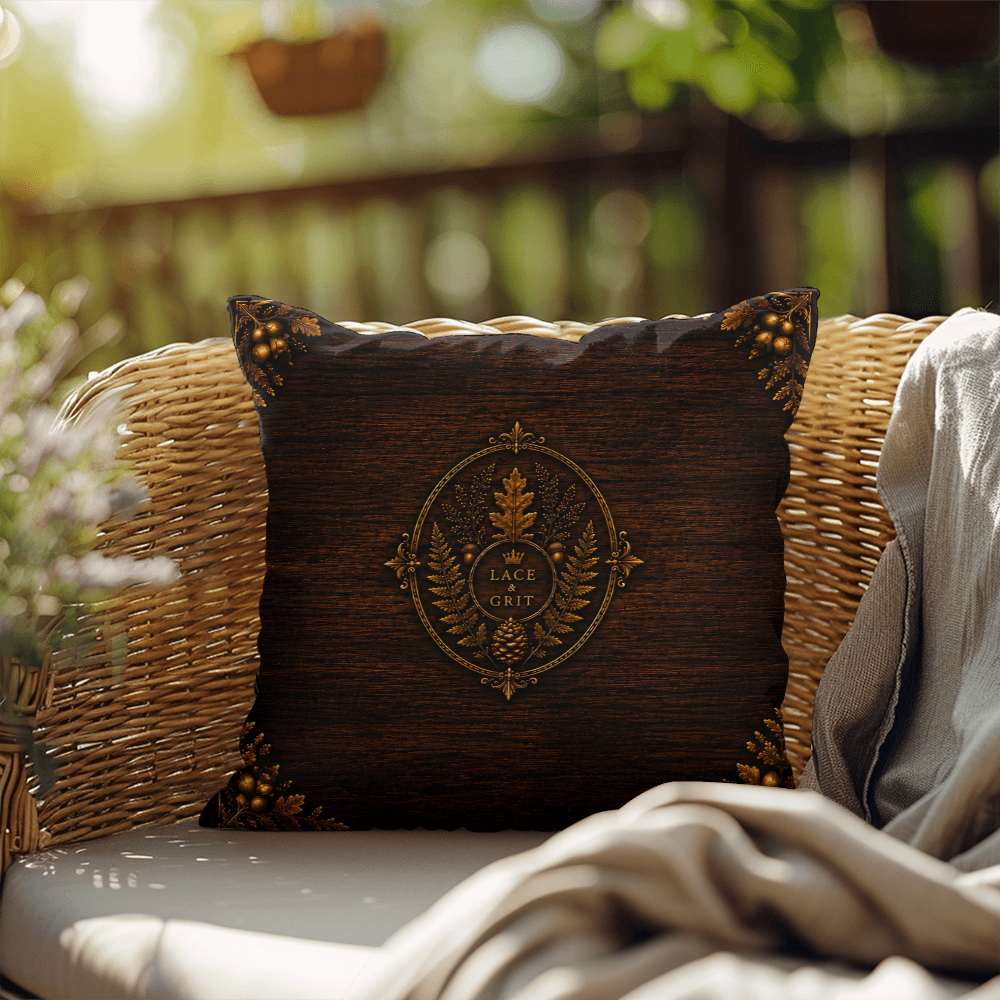 Otter Outdoor Pillow, Woodland Animal Decor, Polyester Patio Cushion, Rustic Cabin Accent, Nature Lover Gift