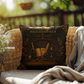 Natural Philosopher Cabinet of Curiosities Pillow, Dark Academia Throw Pillow, Library Decor Cushion, Museum Style Home Accent