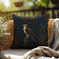 Osprey Coastal Pillow, Nautical Throw Pillow, Navy Coastal Cushion, Beach House & Lake House Decor, Coastal Grandma Style