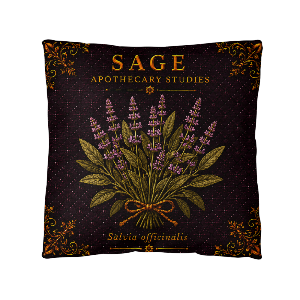 Sage Outdoor Pillow | Apothecary Patio Decor | Lace & Grit