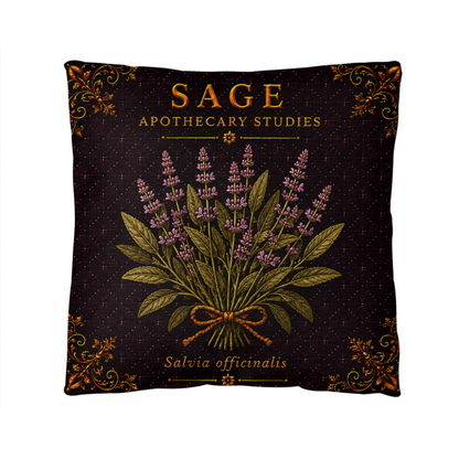 Sage Outdoor Pillow | Apothecary Patio Decor | Lace & Grit