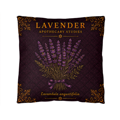 Lavender Outdoor Pillow | Apothecary Patio Decor | Lace & Grit