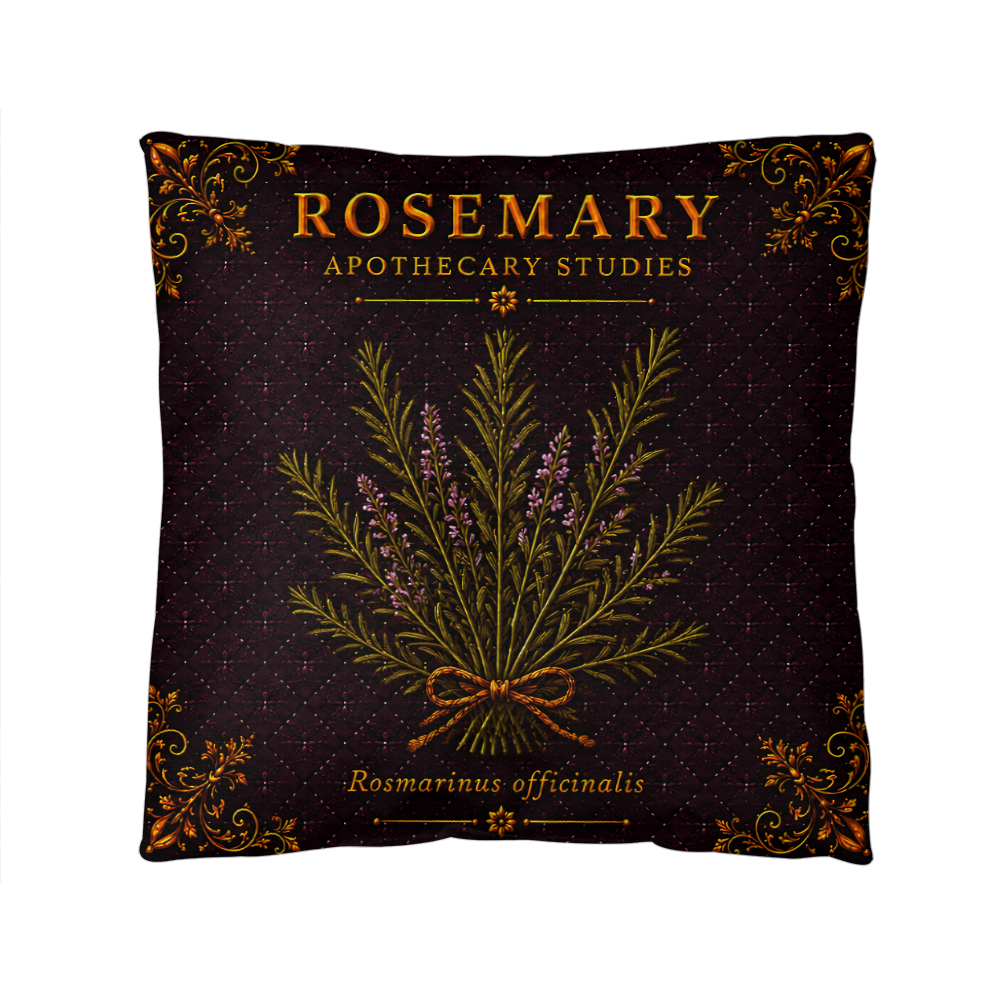 Rosemary Outdoor Pillow | Apothecary Patio Decor | Lace & Grit
