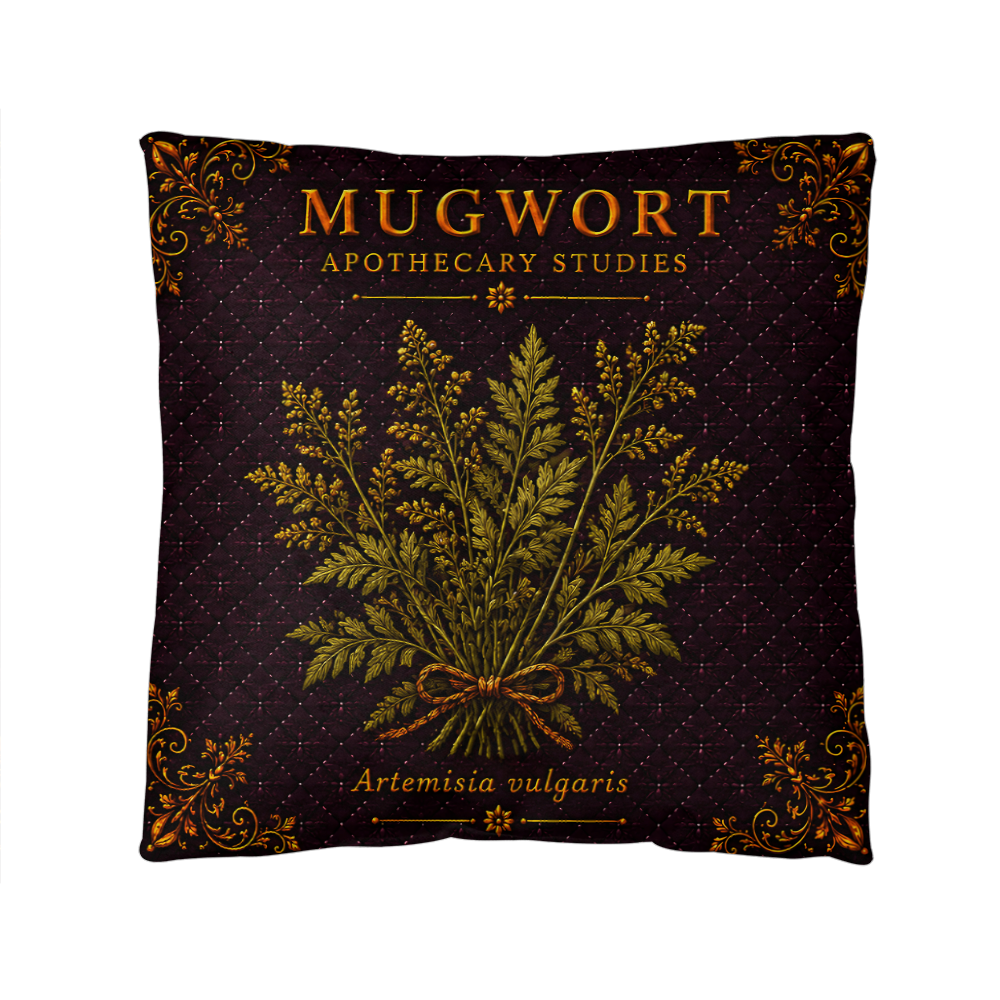 Mugwort Outdoor Pillow | Apothecary Patio Decor | Lace & Grit