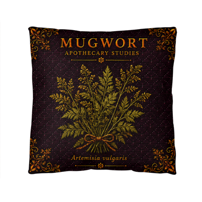 Mugwort Outdoor Pillow | Apothecary Patio Decor | Lace & Grit
