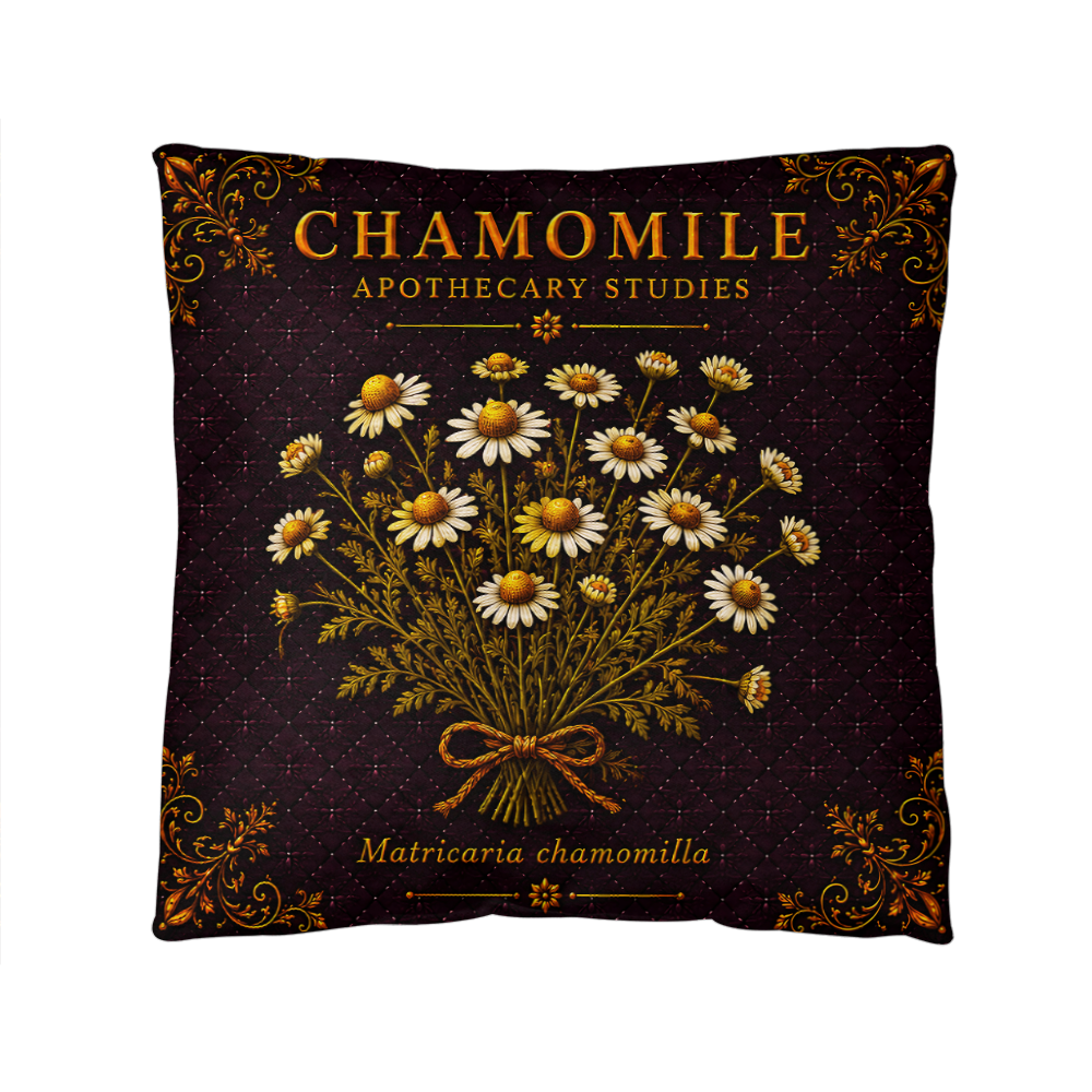 Chamomile Outdoor Pillow | Apothecary Patio Decor | Lace & Grit