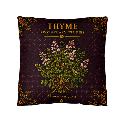 Thyme Outdoor Pillow | Apothecary Patio Decor | Lace & Grit