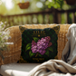 Lilac Outdoor Pillow | Botanical Patio Decor | Lace & Grit
