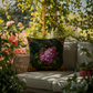 Lilac Outdoor Pillow | Botanical Patio Decor | Lace & Grit