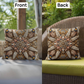 Boho Industrial Boho Outdoor Pillow 🌿⚙️ Dreamcatcher Feathers & Gears Cushion | Rustic Patio Decor | Weatherproof Throw Pillow