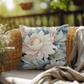 Decorative outdoor pillow in boho style