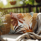 Decorative outdoor pillow in boho style