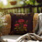 Bee Balm Outdoor Pillow | Apothecary Patio Decor | Lace & Grit