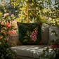 Foxglove Outdoor Pillow | Botanical Patio Decor | Lace & Grit