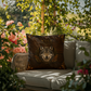 Wolf Outdoor Pillow | Woodland Patio Decor | Lace & Grit