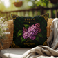 Lilac Outdoor Pillow | Botanical Patio Decor | Lace & Grit