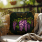 Wisteria Outdoor Pillow | Botanical Patio Decor | Lace & Grit