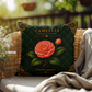 Camellia Outdoor Pillow | Botanical Patio Decor | Lace & Grit