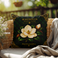Magnolia Outdoor Pillow | Botanical Patio Decor | Lace & Grit