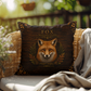 Fox Outdoor Pillow | Woodland Patio Decor | Lace & Grit