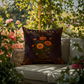 Calendula Outdoor Pillow | Apothecary Patio Decor | Lace & Grit
