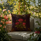 Bee Balm Outdoor Pillow | Apothecary Patio Decor | Lace & Grit