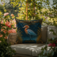 Reddish Egret Outdoor Pillow | Coastal Patio Decor | Lace & Grit