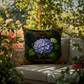 Hydrangea Outdoor Pillow | Botanical Patio Decor | Lace & Grit
