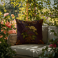 Elderberry Outdoor Pillow | Apothecary Patio Decor | Lace & Grit