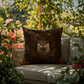 Otter Outdoor Pillow | Woodland Patio Decor | Lace & Grit