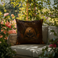 Beaver Outdoor Pillow – Woodland Patio Decor | Lace & Grit