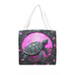 Boho Purple Spirit Turtle Tote – Nature-Inspired & Artistic