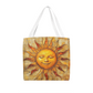Boho Sunburst – Layered Look Tote Bag