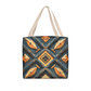 Layered-Looking Carved Wood Mandala Tote Bag – Rustic Boho Tribal Design