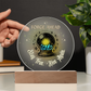Forge Ahead – Stay True. Rise Again. | Inspirational Crystal Acrylic Plaque Gift