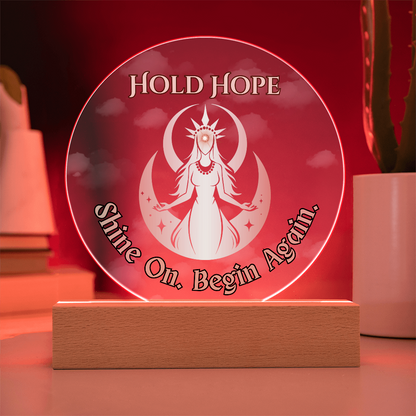 Hold Hope – Acrylic Plaque
