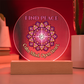 Find Peace Mandala Wall Art – Calm Mind Open Heart Spiritual Dove Decor