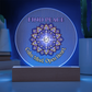 Find Peace Mandala Wall Art – Calm Mind Open Heart Spiritual Dove Decor
