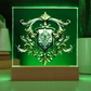Knight’s Order Embossed Look Crest Plaque – Mystical Fantasy Light Panel