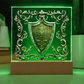 Armory Embossed Look Knight's Shield Plaque – Medieval Fantasy Light Panel