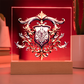Knight’s Order Embossed Look Crest Plaque – Mystical Fantasy Light Panel