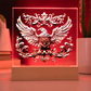 Heraldry Embossed Look Eagle Plaque – Regal Crest Fantasy Light Panel