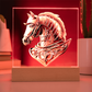 Knight’s Order Embossed Look Warhorse Plaque – Mystical Fantasy Light Panel