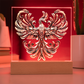 Arcane Embossed Look Phoenix Plaque – Mystical Fantasy Light Panel