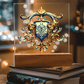 Knight’s Order Embossed Look Crest Plaque – Mystical Fantasy Light Panel