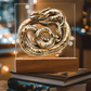Arcane Embossed Look Serpent Plaque – Mystical Fantasy Light Panel