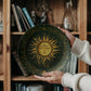 Golden Sol – Celestial Boho Sun Plate (10")