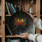 Celestial Bloom – Rainbow Lotus Mandala Decorative Plate